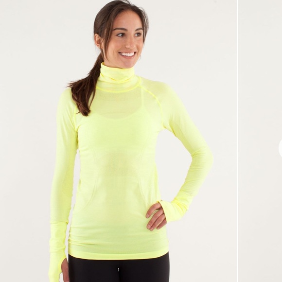 Lululemon Athletica Run Swiftly Long Sleeve Turtleneck Tee - Picture 2 of 5